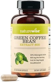 Naturewise Green Coffee Bean Extract 800 800 Mg 60 Vegetarian Capsules